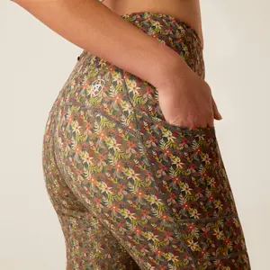 Women's full grip riding leggings Ariat Eos Print image-4