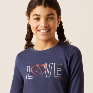Girl's T-shirt Ariat Love image-2