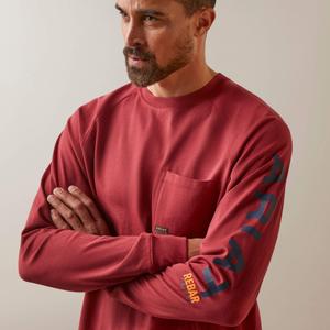 T-shirt maniche lunghe Ariat Rebar Cotton Strong image-2