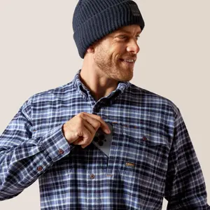 Long sleeve flannel shirt Ariat Rebar DuraStretch image-2