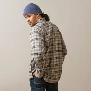 Long sleeve flannel shirt Ariat Rebar DuraStretch image-1