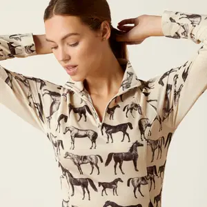 Women's 1/4 zip riding jersey Ariat Sunstopper 2.0 image-2