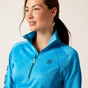 Sweatshirt Reiten 1/2 Reißverschluss Frau Ariat Tek Team image-2