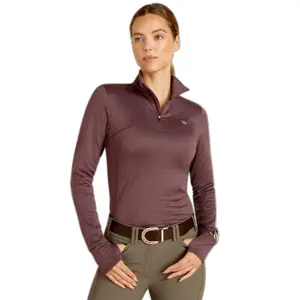Women's 1/4 zip riding jersey Ariat Gridwork image-0