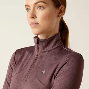 Women's 1/4 zip riding jersey Ariat Gridwork image-3
