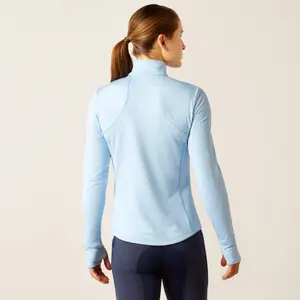 Maillot équitation 1/4 zip femme Ariat Gridwork image-1