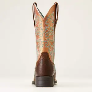 Bottes western en cuir femme Ariat Round Up S-Fit image-2