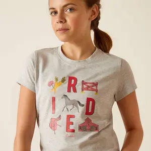 Girl's T-shirt Ariat Iconic Ride image-2