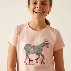 Girl's T-shirt Ariat Roller Poney image-2