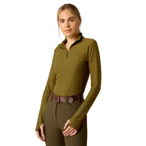 Camisola de equitação 1/4 zip mulher Ariat Lowell 3.0 image-0