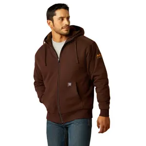 Hætte sweatshirt med fuld lynlås Ariat Rebar Sherpa-Lined