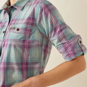 Blusa de manga larga de mujer Ariat Rebar Made Tough DuraStretch image-3