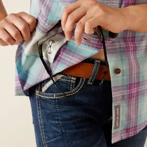 Blusa de manga larga de mujer Ariat Rebar Made Tough DuraStretch image-4