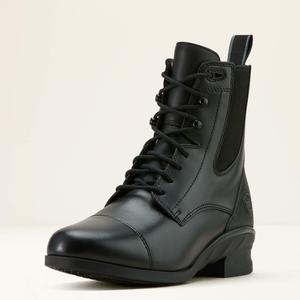 Lace-up leather riding boots for women Ariat Heritage Paddock image-1