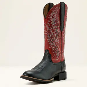 Botas western para mujer Ariat Round Up Toe StretchFit image-1