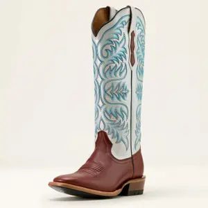 Stivali western da donna in pelle Ariat Futurity Blanche image-1