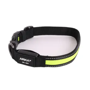 3009821-reflexhalsband-for-hund-av-nylon-med-usb-laddning-arka-haok-gul