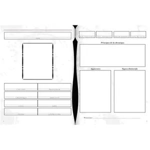 Notebook Arkhane Asylum Vampire la Mascarade - Le Journal du Personnage image-1