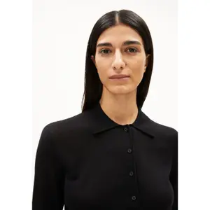 Women's long-sleeved polo shirt Armedangels Maargo Merino image-3