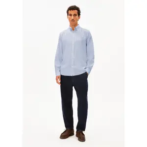 Striped long-sleeve shirt Armedangels Quaasa image-2