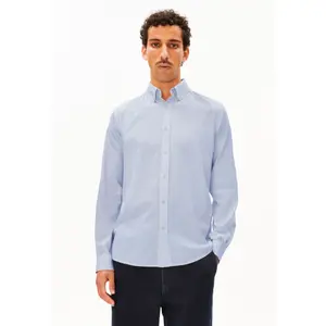 Striped long-sleeve shirt Armedangels Quaasa image-1