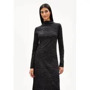 Women's long sleeve dress Armedangels Dailimaa Zebraraa image-3