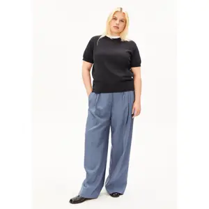 Short-sleeve knitted top for women Armedangels image-1