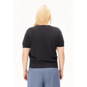 Short-sleeve knitted top for women Armedangels image-2