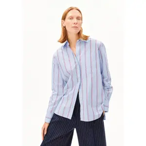 Damska koszula z długim rękawem Armedangels Stripe image-1