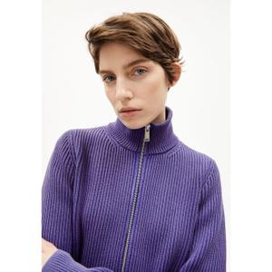 Cárdigan con cremallera para mujer Armedangels Rebeccaa Gmt Dye image-3