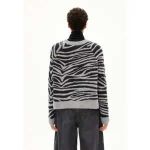 Women's round neck sweater Armedangels Liliriaa Zebraraa image-3