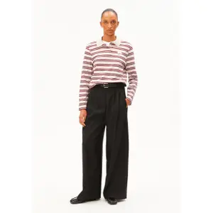 Women's long-sleeve striped polo Armedangels image-1
