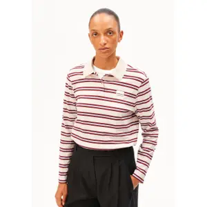 Women's long-sleeve striped polo Armedangels image-2