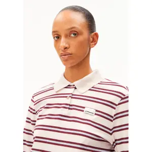 Women's long-sleeve striped polo Armedangels image-4
