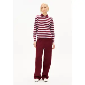 Women's long-sleeve striped polo Armedangels image-1