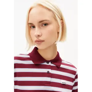 Women's long-sleeve striped polo Armedangels image-4