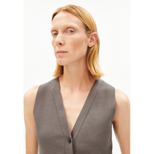 Vest til kvinder Armedangels En Maille Compact À Boutons image-4