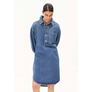 Womens Oversized Denim Dress Armedangels image-2