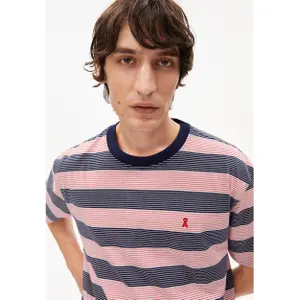 T-shirt Armedangels Maarkos Multi Stripes image-4