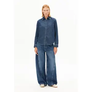 Women's long-sleeve denim shirt Armedangels Aurelaa image-3