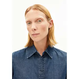 Women's long-sleeve denim shirt Armedangels Aurelaa image-5