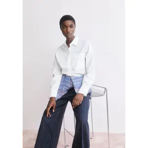 Damska koszula z długim rękawem Armedangels Loose Poplin image-3