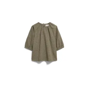 Women's blouse Armedangels vichy Seersucker image-0