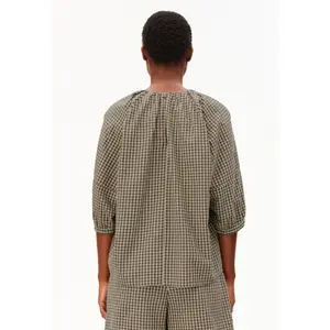 Women's blouse Armedangels vichy Seersucker image-4