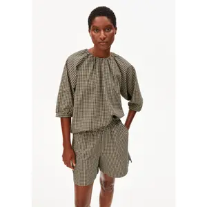 Women's blouse Armedangels vichy Seersucker image-1