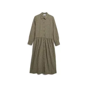 Women's maxi dress Armedangels Vichy Seersucker image-0