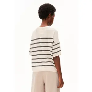 Striped Linen Blend Jumper Women Armedangels image-2