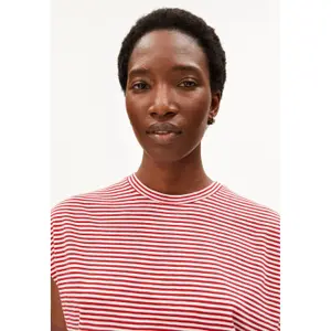 T-shirt til kvinder Armedangels Slub Stripe image-4