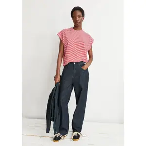 T-shirt til kvinder Armedangels Slub Stripe image-3