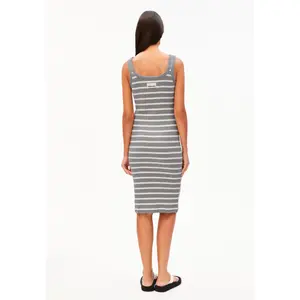 Women's Striped Ribbed Sleeveless Dress Armedangels image-4